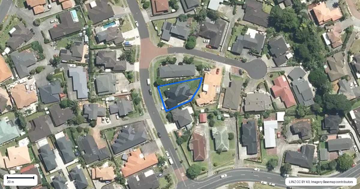 Property context map for 5 Phoenicia Court, The Gardens, Auckland