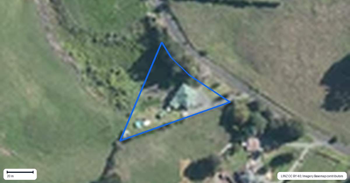Property context map for 37 Cameron Road, Waiuku