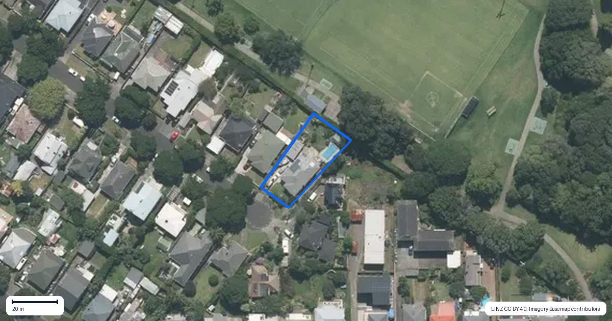 Property context map for 26 Brewster Avenue, Morningside, Auckland