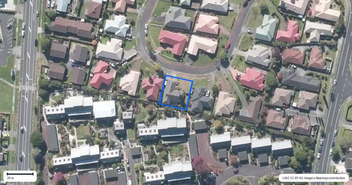 Property context map for 41 Palmcrest Grove, Highland Park, Auckland