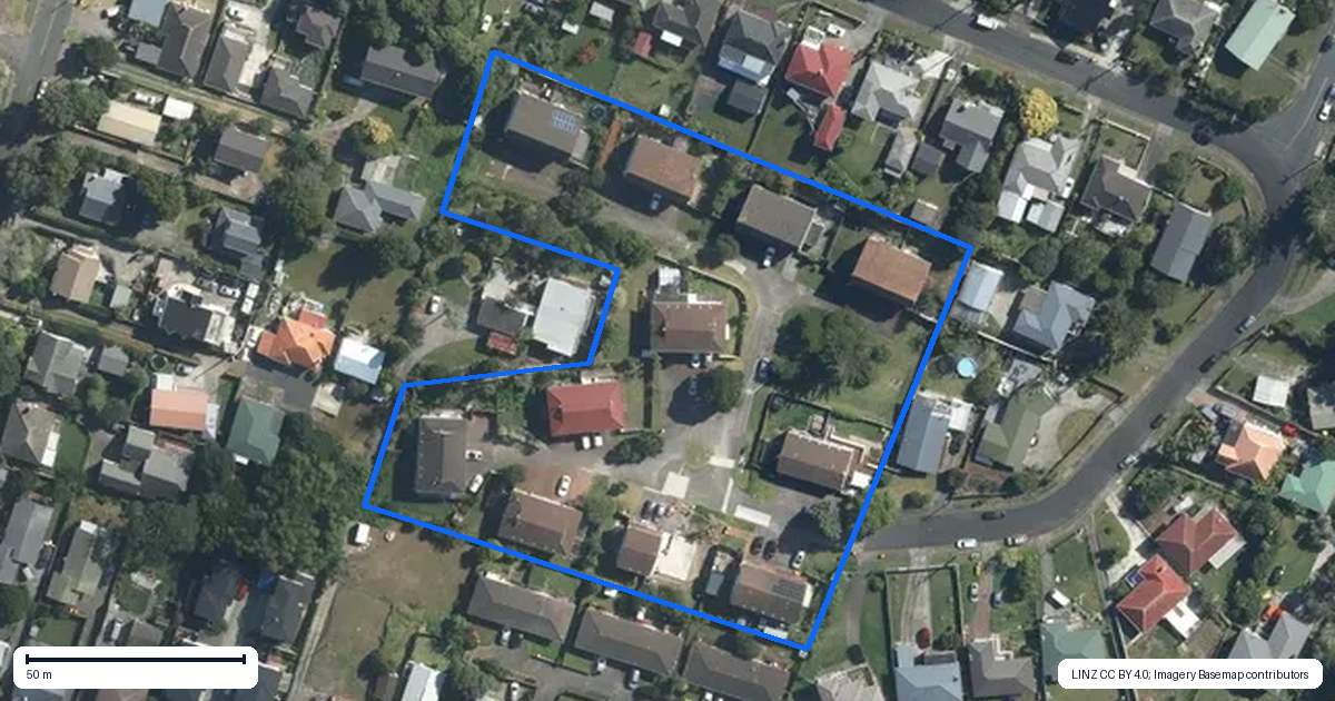 Property context map for 56 Kohekohe Street, New Lynn, Auckland