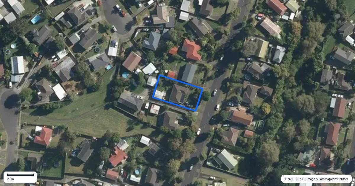 Property context map for 26 Luanda Drive, Ranui, Auckland