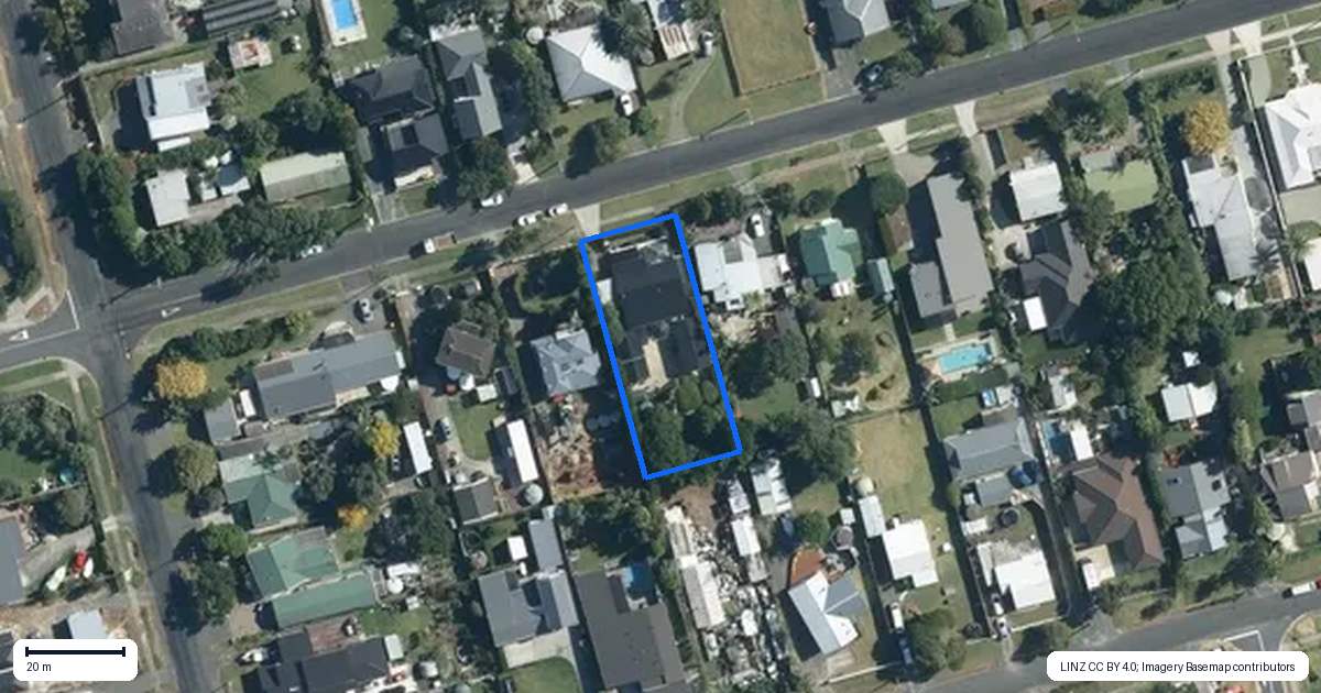Property context map for 107 Second View Avenue, Beachlands, Auckland