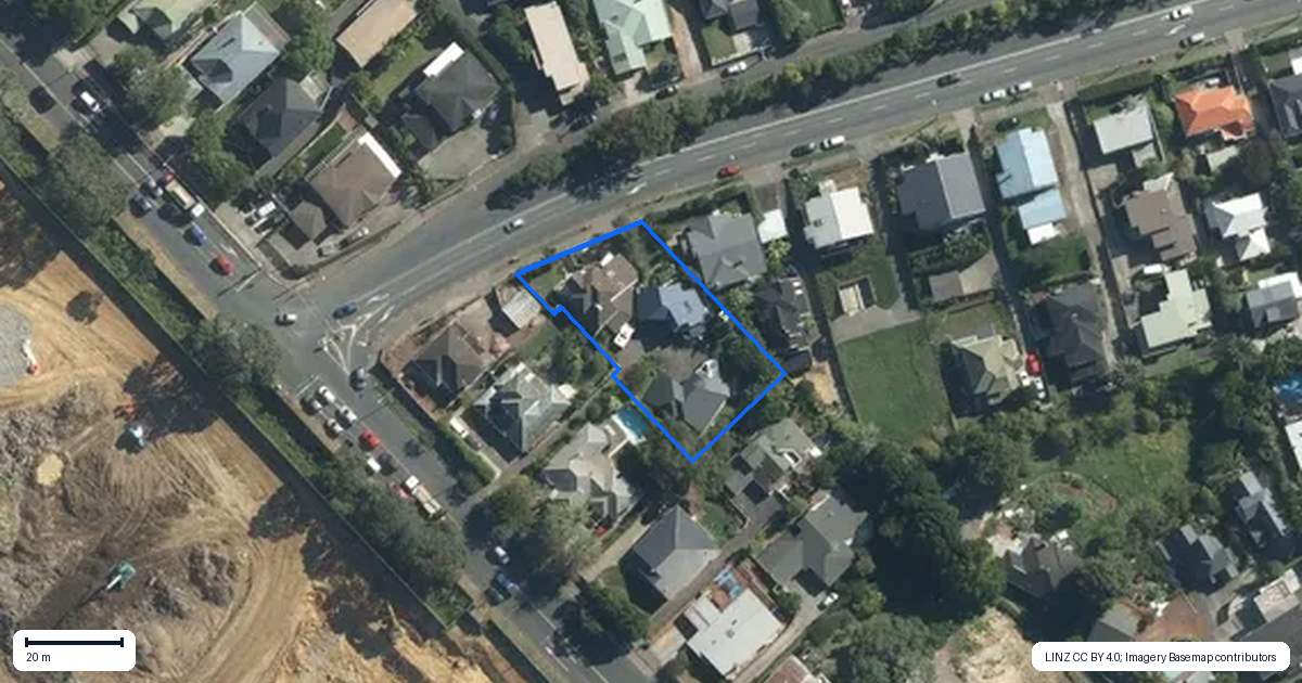 Property context map for 92A Ladies Mile, Remuera, Auckland