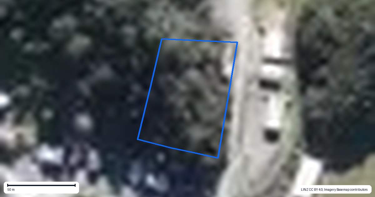 Property context map for 11 School Gully Road, Kaeo