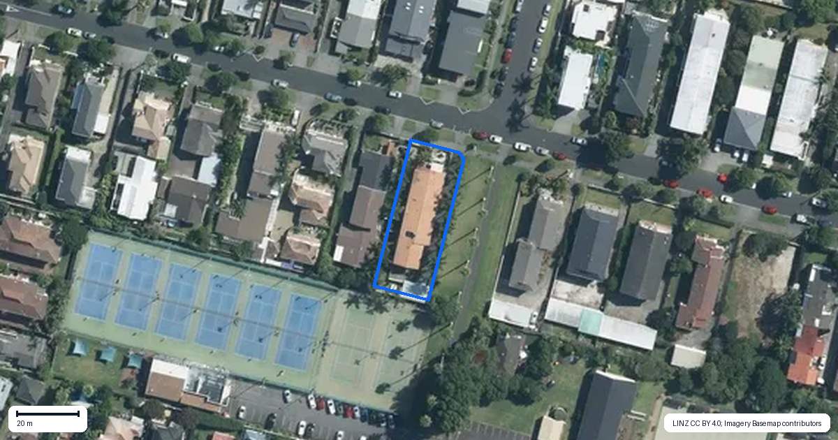 Property context map for 2/17 Speight Road, Kohimarama, Auckland