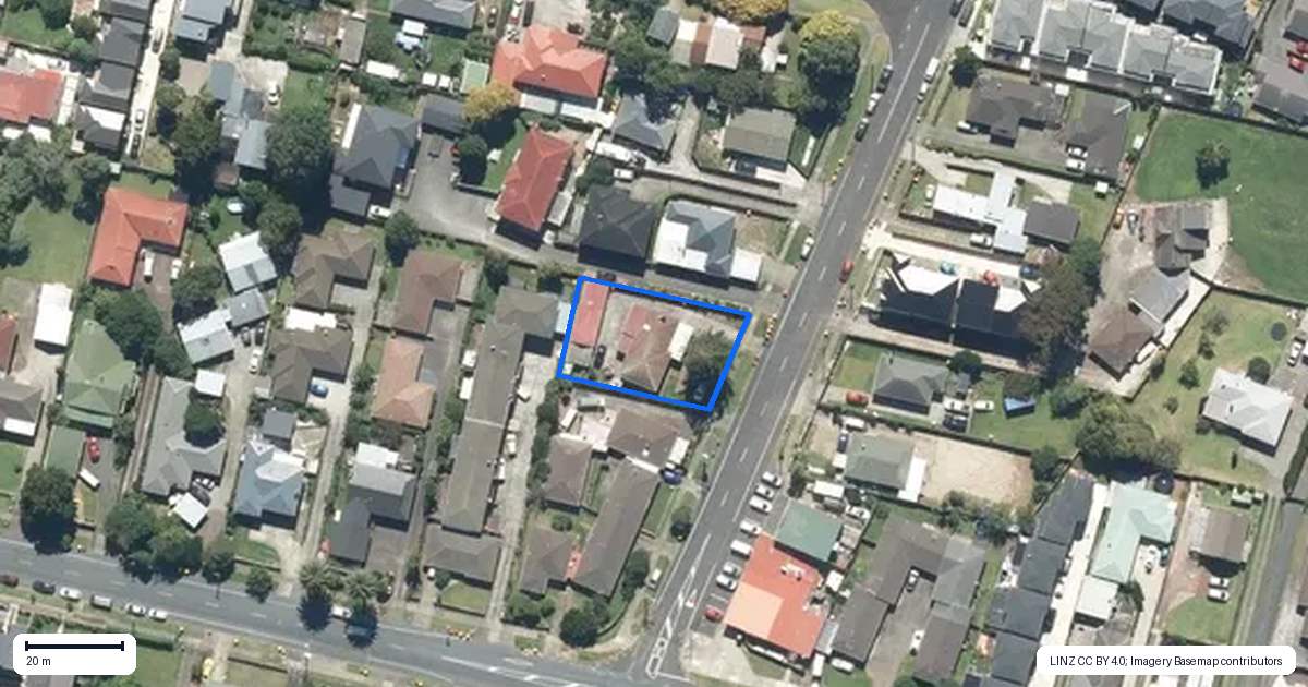 Property context map for 109 Kimpton Road, Papatoetoe, Auckland