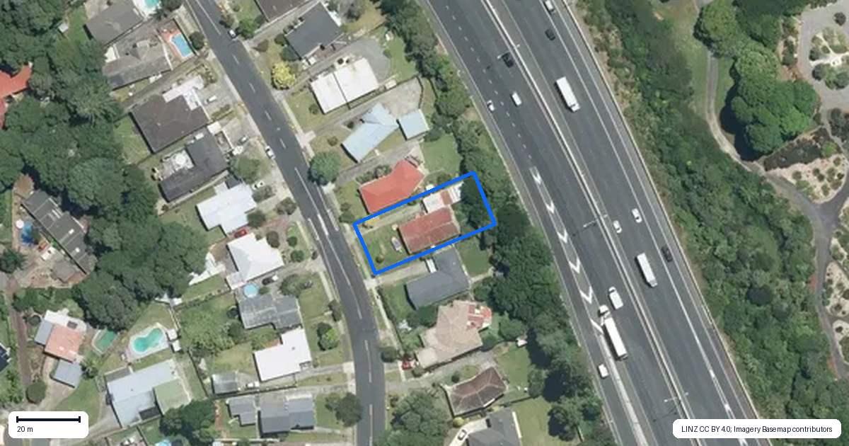 Property context map for 88 Lawrence Crescent, Hillpark, Auckland