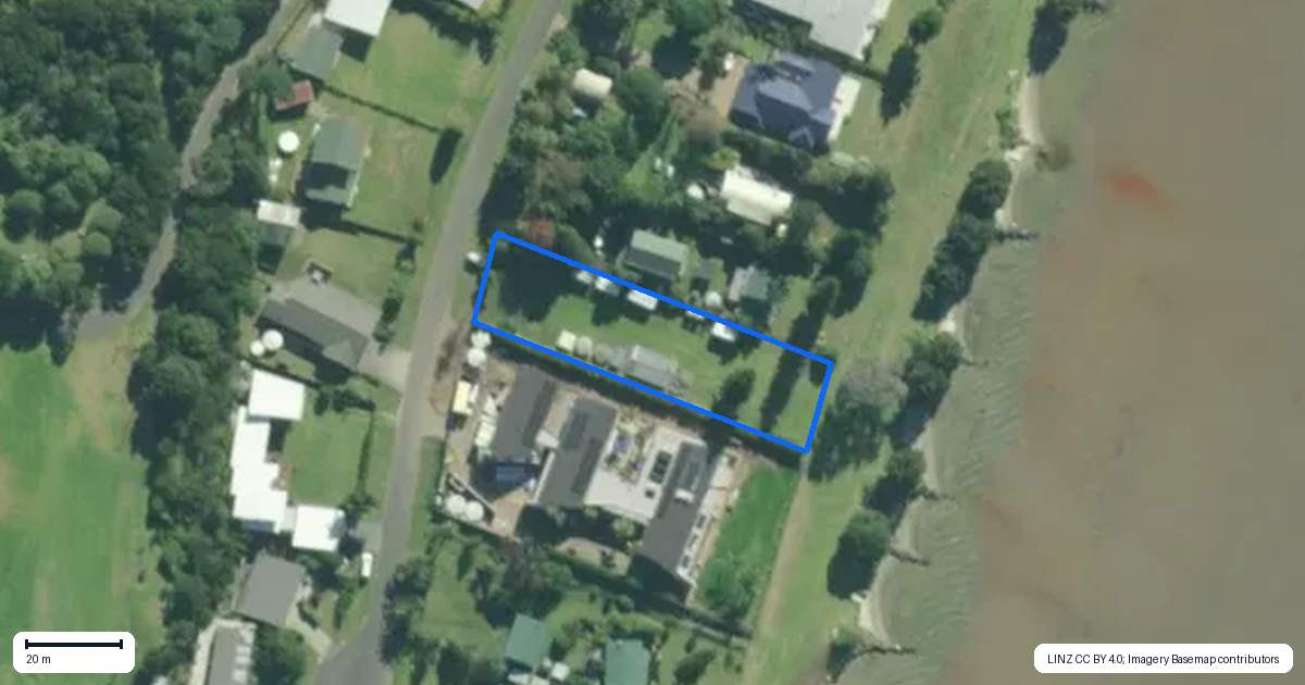 Property context map for 55 Lincoln Street, Mangawhai Heads, Mangawhai