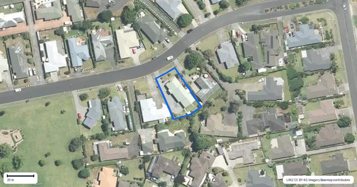 Property context map for 66 O'Connor Drive, Pukekohe