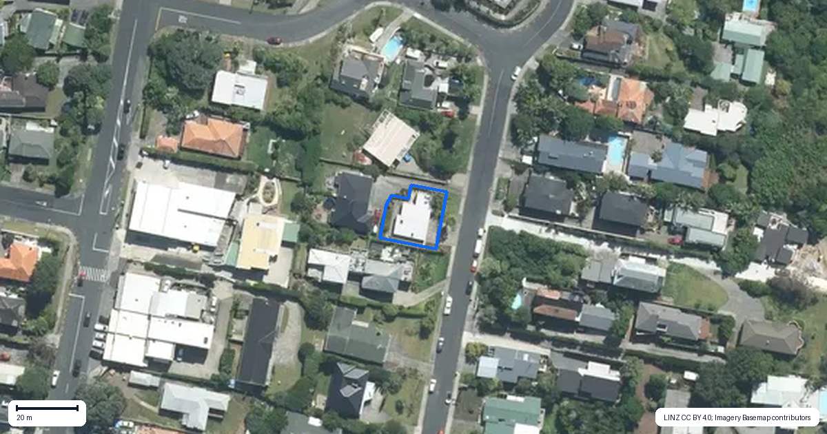 Property context map for 37A Parr Terrace, Castor Bay, Auckland