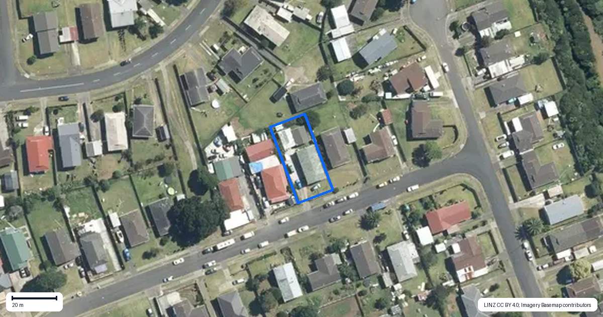 Property context map for 48 Chelburn Crescent, Mangere East, Auckland