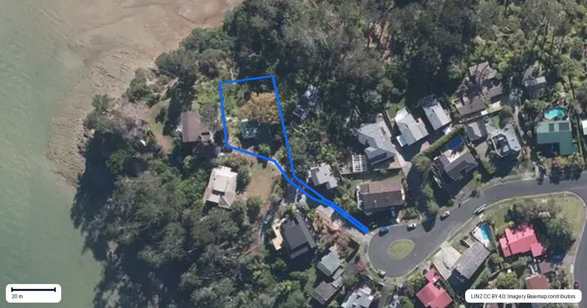 Property context map for 49 Jacaranda Avenue, Beach Haven, Auckland