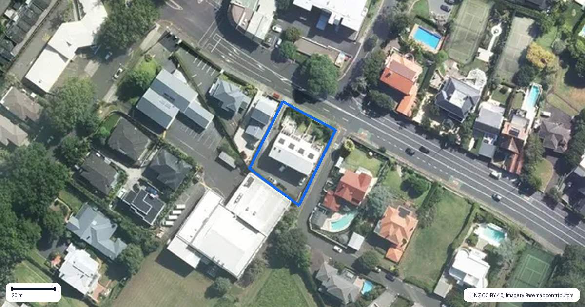 Property context map for 159 Remuera Road, Remuera, Auckland