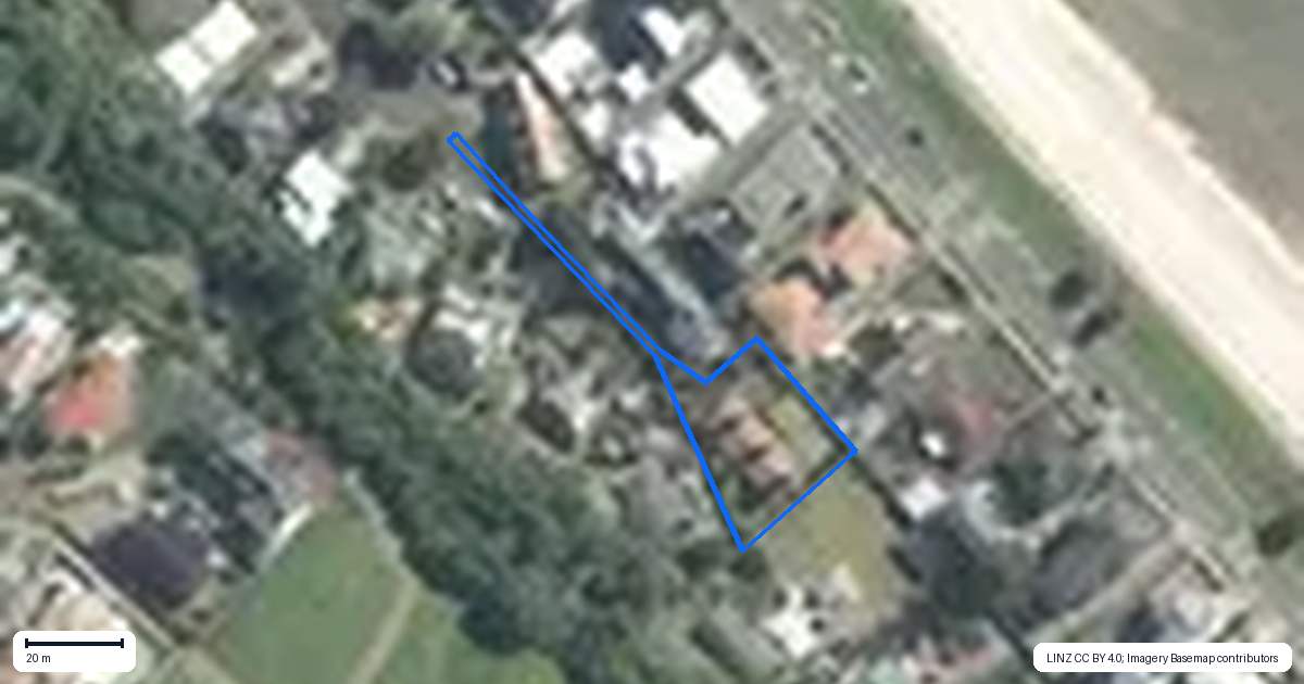 Property context map for 22 Rogers Avenue, Eastern Beach, Auckland