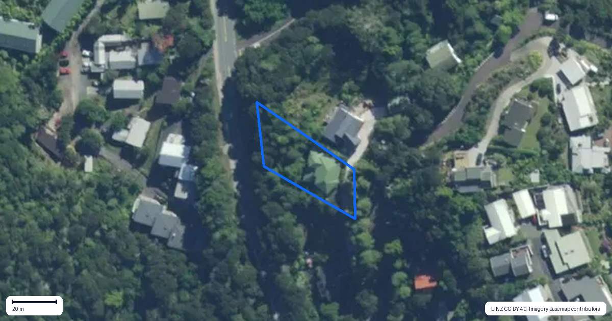 Property context map for 6 Sullivans Road, Paihia