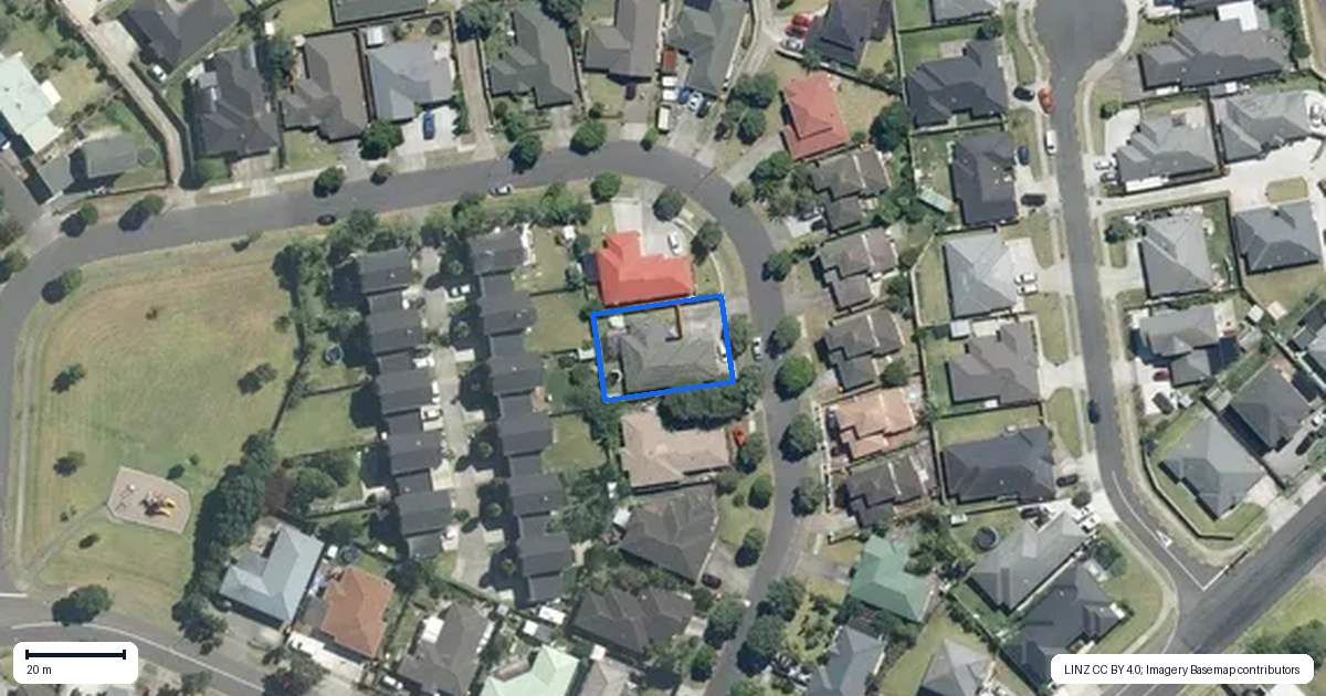 Property context map for 10 Secoia Crescent, Mangere, Auckland