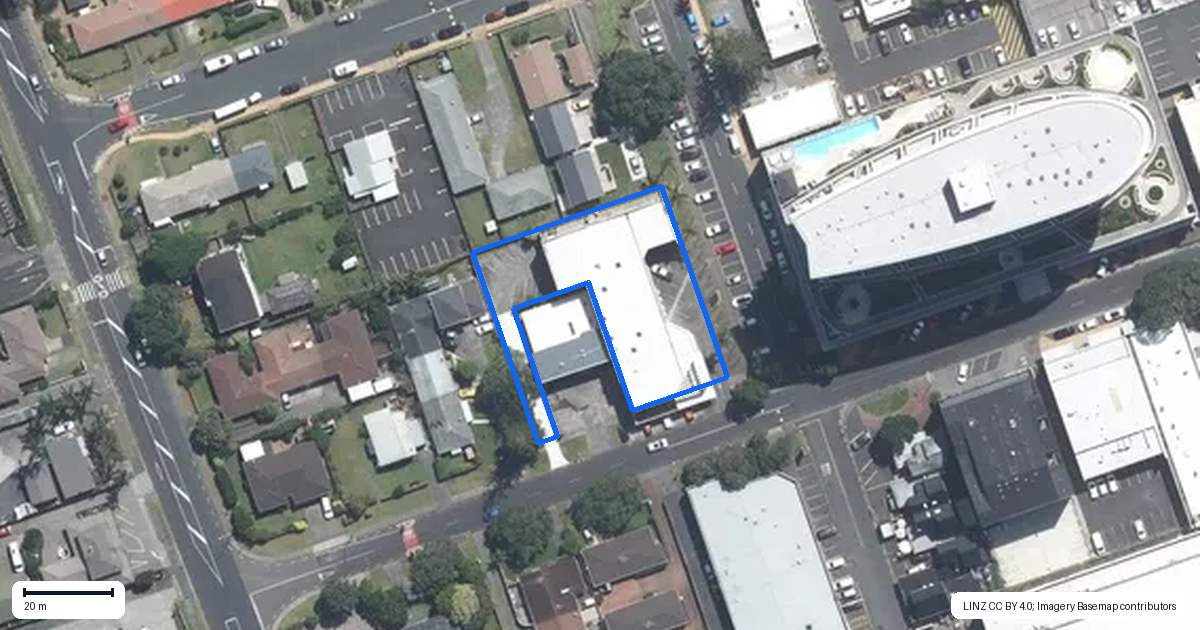 Property context map for 19A Tamariki Avenue, Orewa