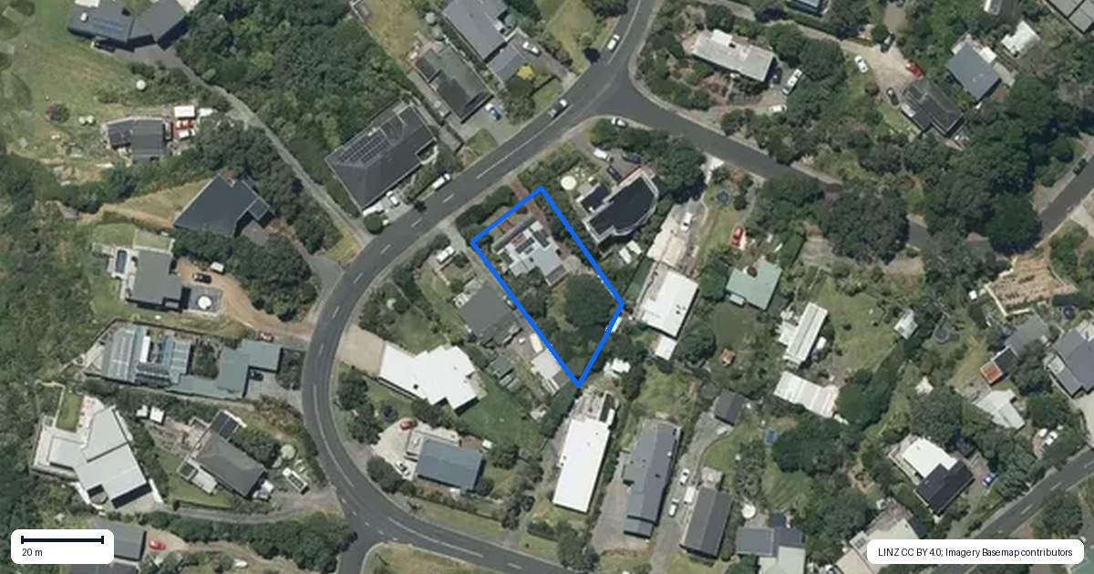 Property context map for 78 Waitea Road, Muriwai