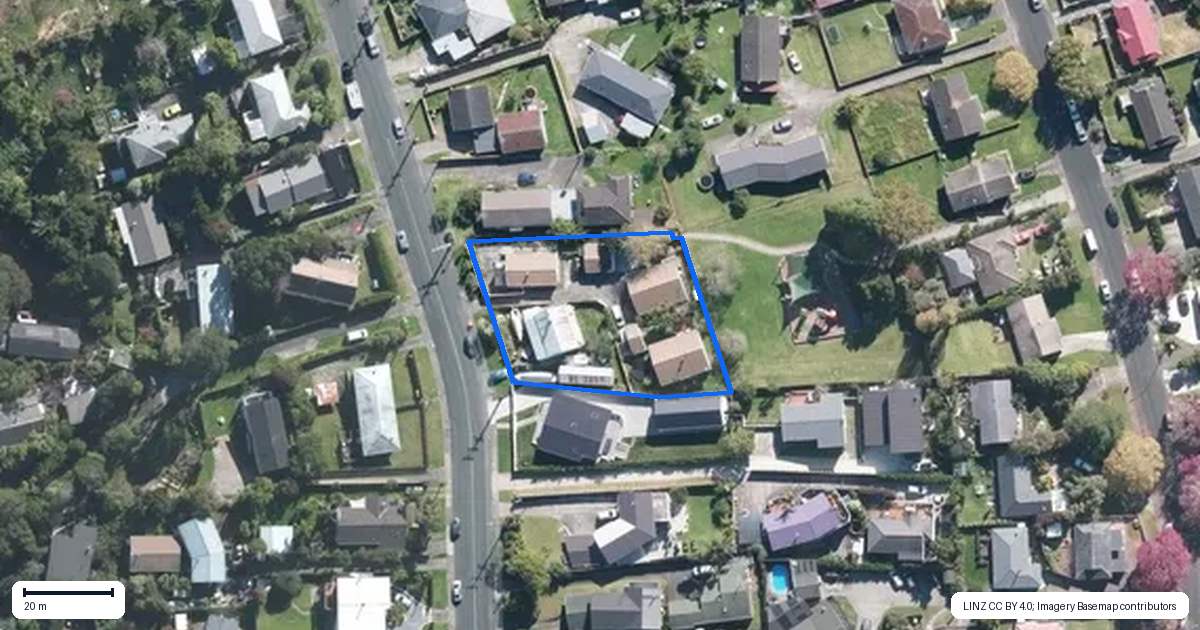 Property context map for 3/141 Verbena Road, Birkdale, Auckland