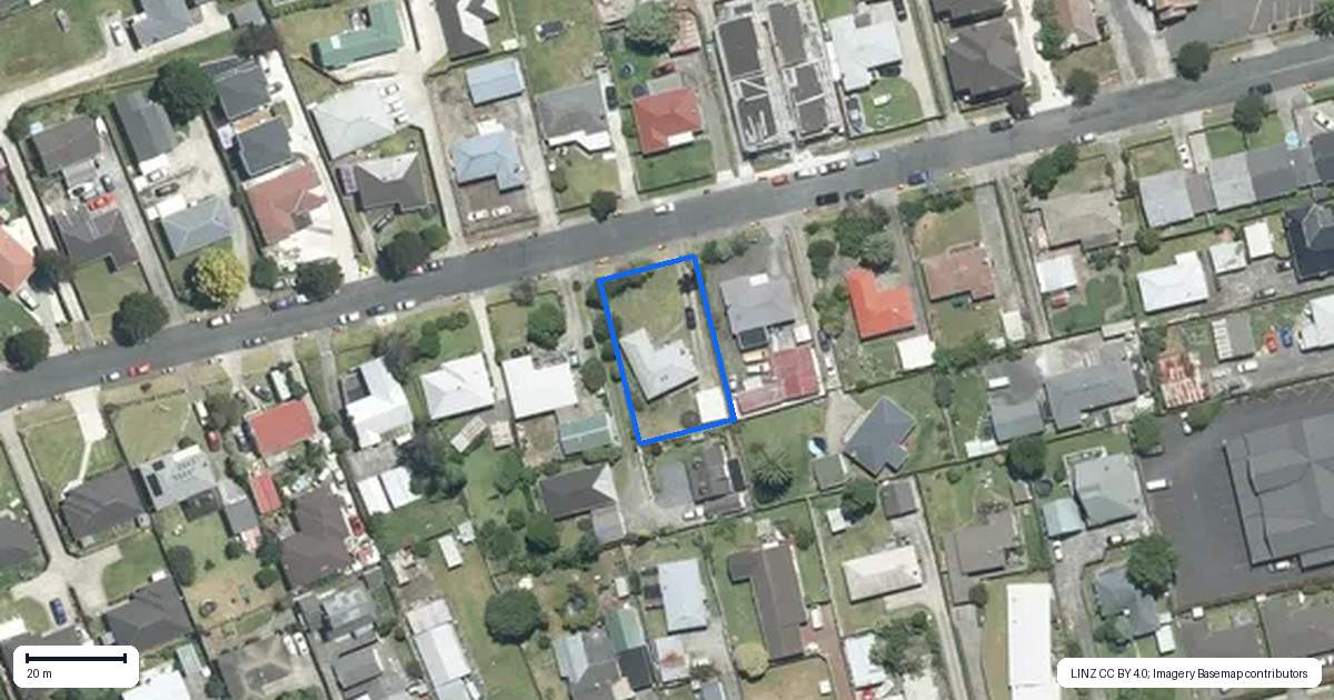 Property context map for 17 Clark Street, Manurewa, Auckland