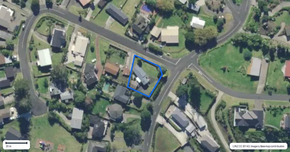 Property context map for 106 Reotahi Road, Whangarei Heads