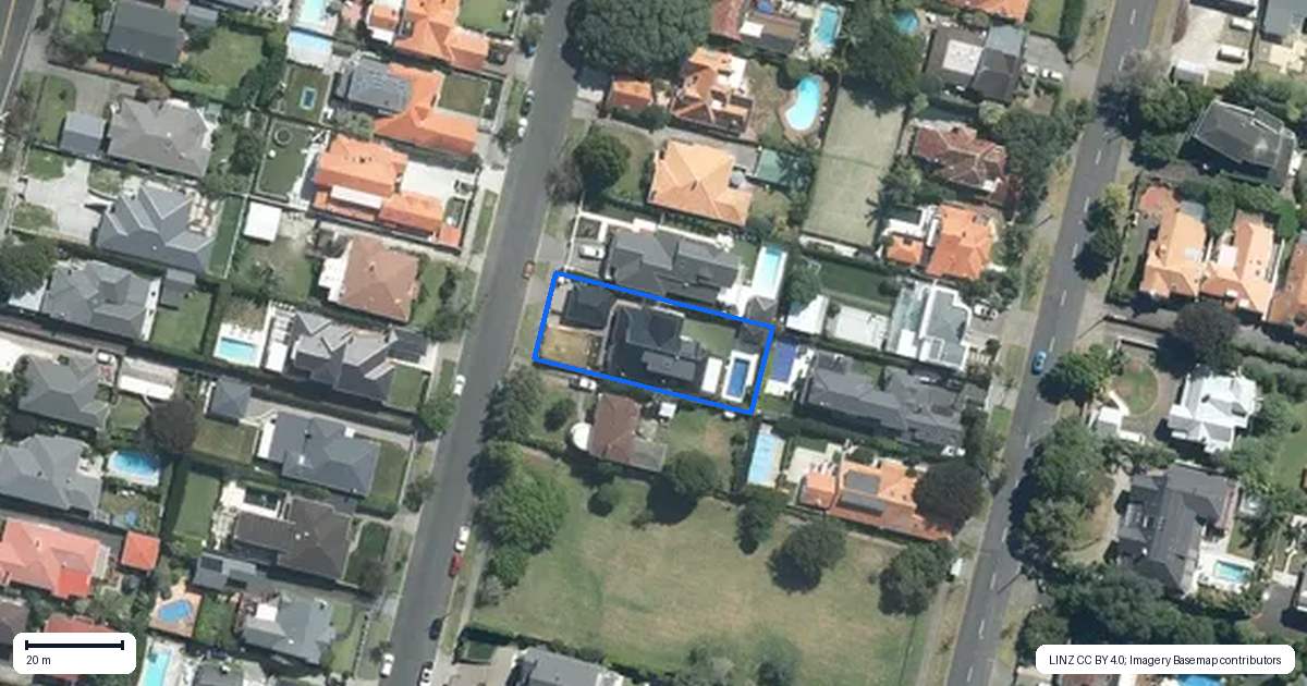 Property context map for 16 Morvern Road, Epsom, Auckland