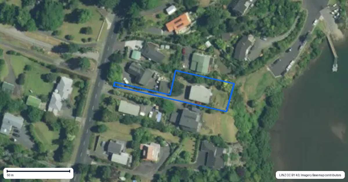 Property context map for 87 Landing Road, Kerikeri