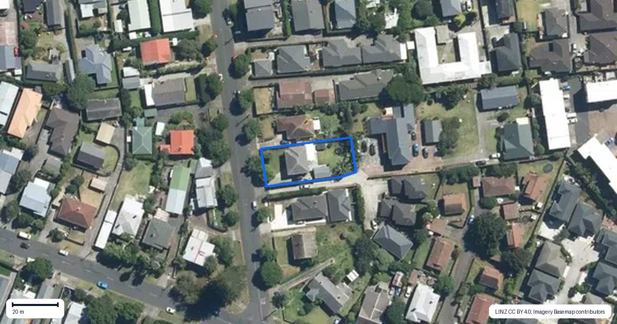Property context map for 5 Curzon Street, Onehunga, Auckland