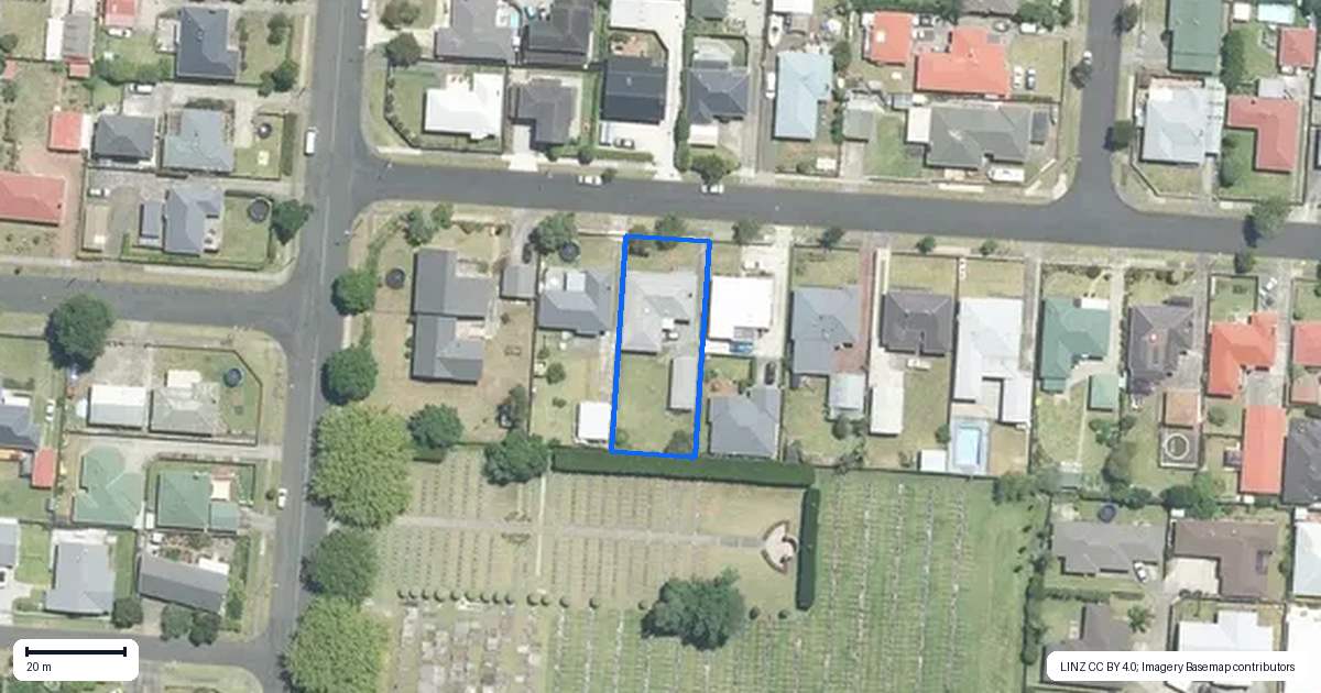Property context map for 24 Russell Avenue, Pukekohe