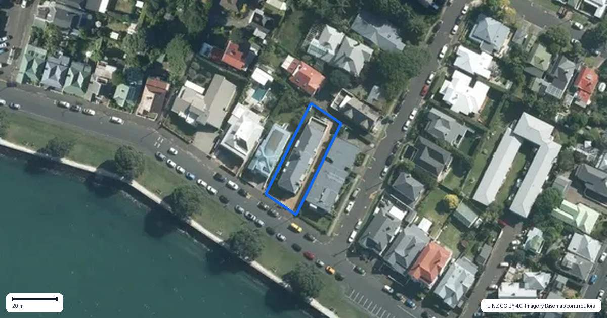 Property context map for 2/22 Queens Parade, Devonport, Auckland