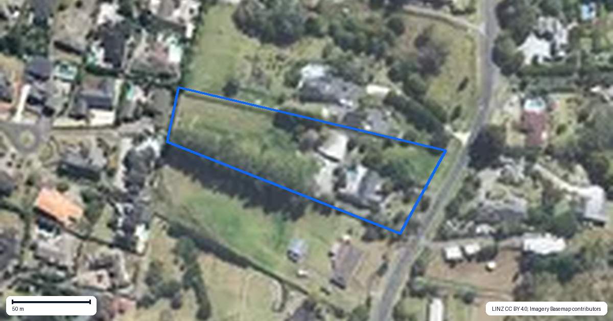 Property context map for 322 Point View Drive, Dannemora, Auckland
