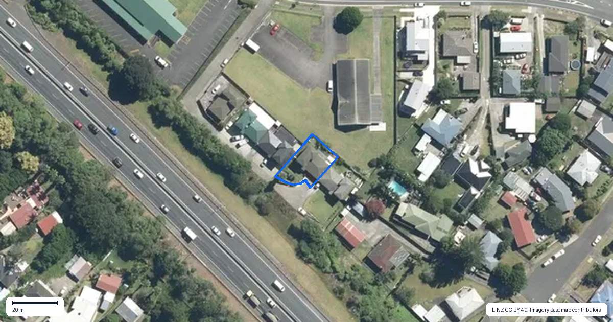 Property context map for 67 Skipton Street, Mangere East, Auckland