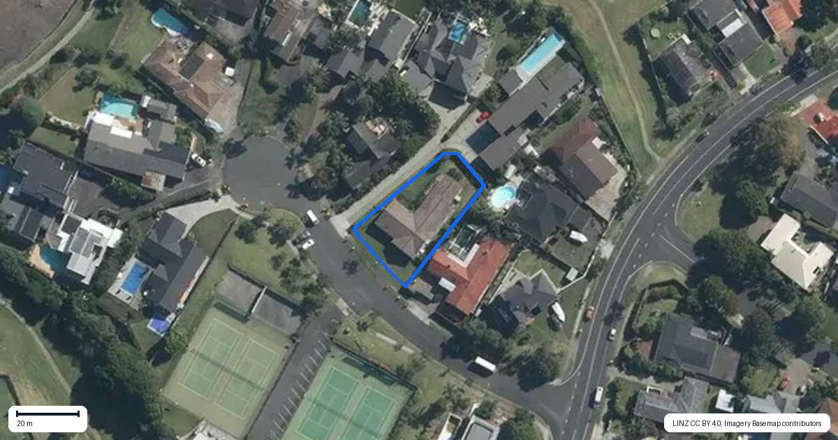 Property context map for 5 Oleander Point, Farm Cove, Auckland