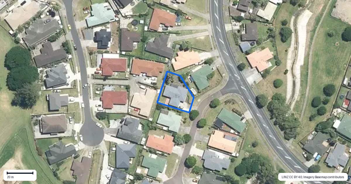 Property context map for 3 Harobed Place, Weymouth, Auckland