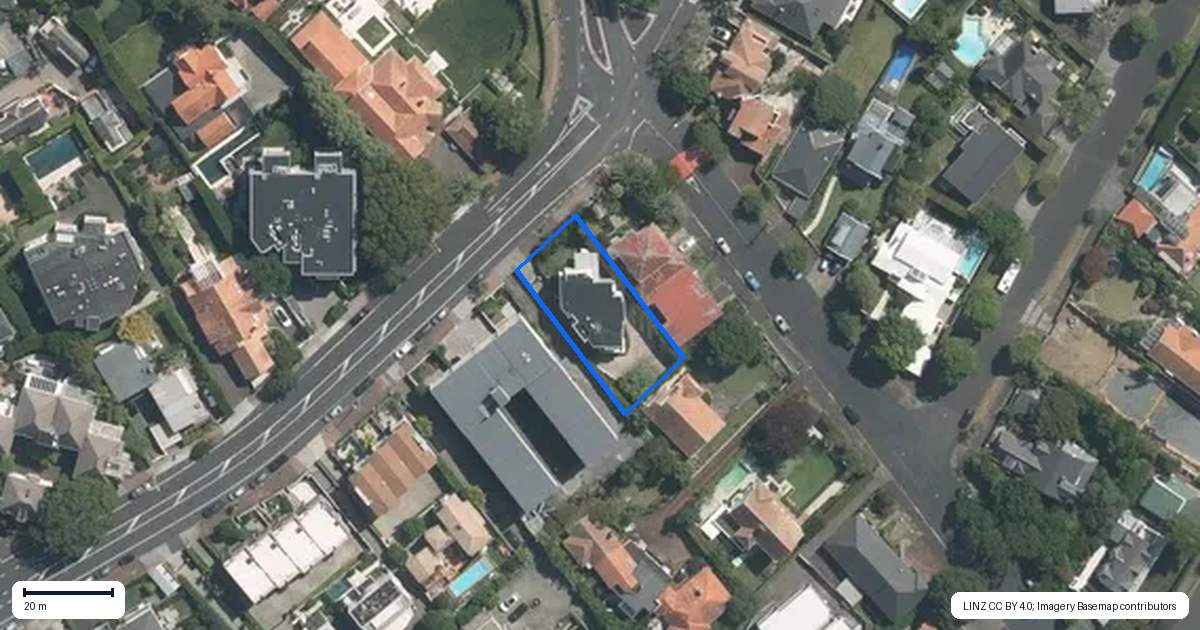Property context map for 3/51 St Stephens Avenue, Parnell, Auckland