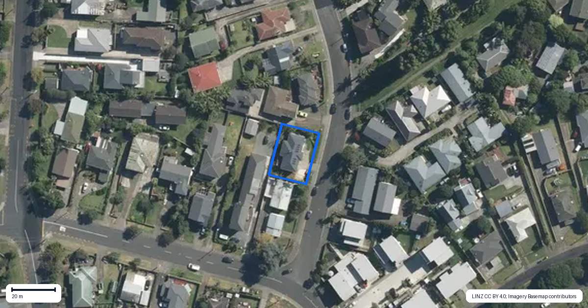 Property context map for 1 Skinner Road, Mount Wellington, Auckland