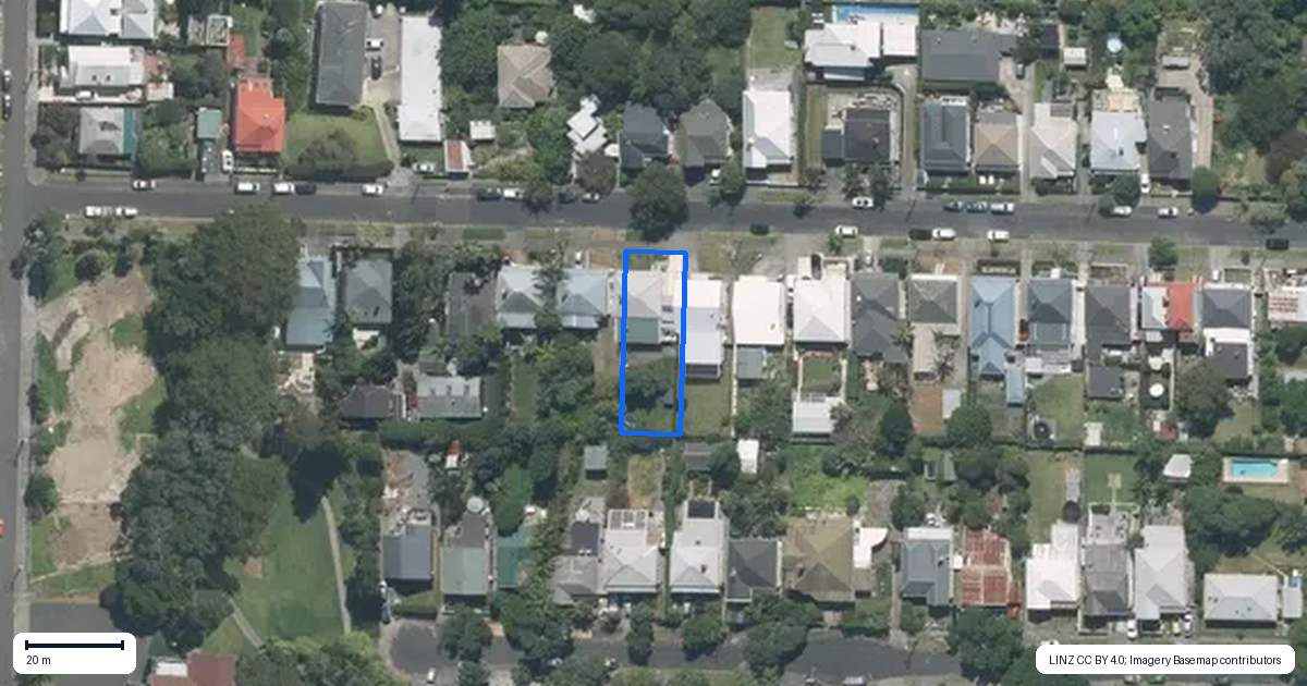 Property context map for 68 Second Avenue, Kingsland, Auckland