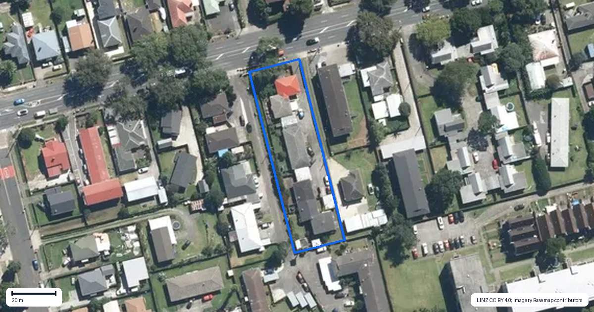 Property context map for 69A Princes Street, Otahuhu, Auckland