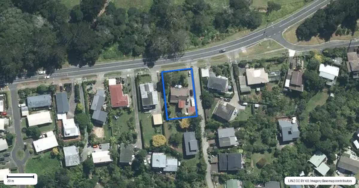 Property context map for 232 Glenvar Road, Torbay, Auckland