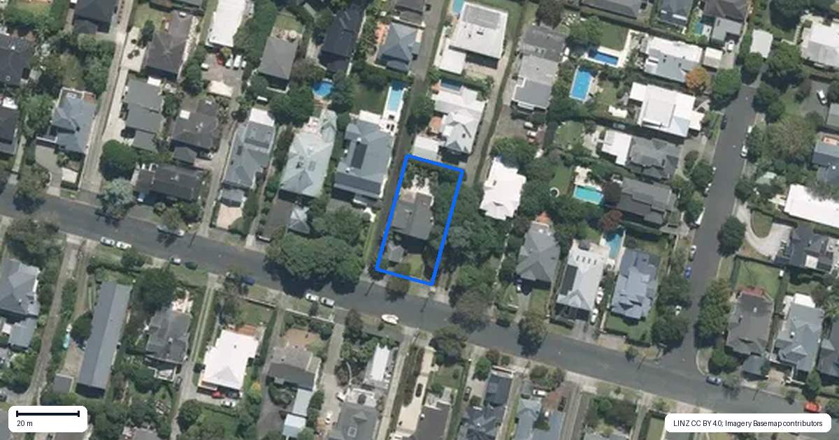 Property context map for 25 Kingsview Road, Mount Eden, Auckland