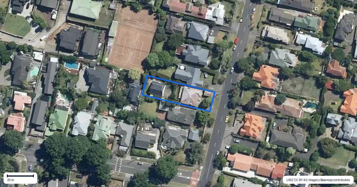 Property context map for 127A St Andrews Road, Epsom, Auckland