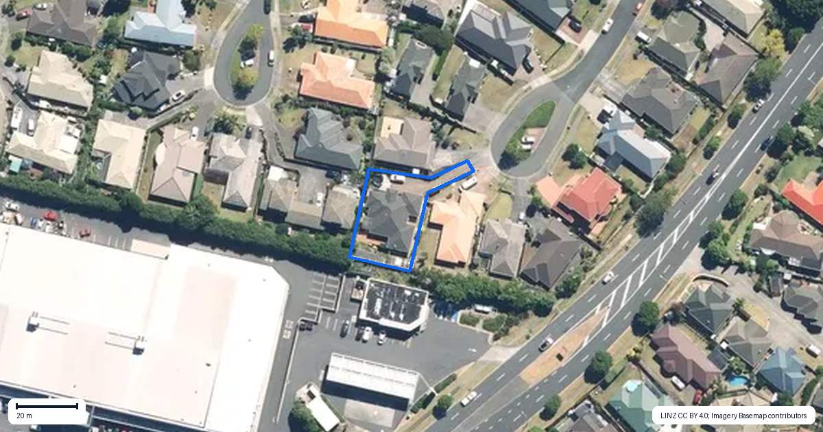 Property context map for 29 Ambleside Drive, Northpark, Auckland