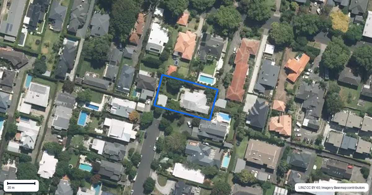Property context map for 9 Hona Avenue, Mount Eden, Auckland