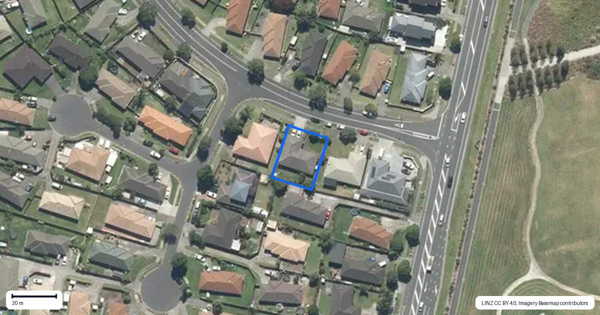 Property context map for 6 Michael Jones Drive, Flat Bush, Auckland