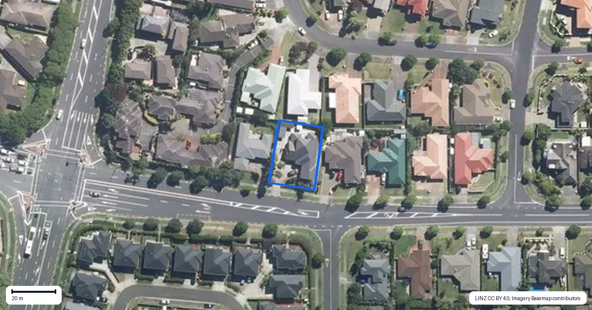 Property context map for 257 Kilkenny Drive, East Tamaki Heights, Auckland