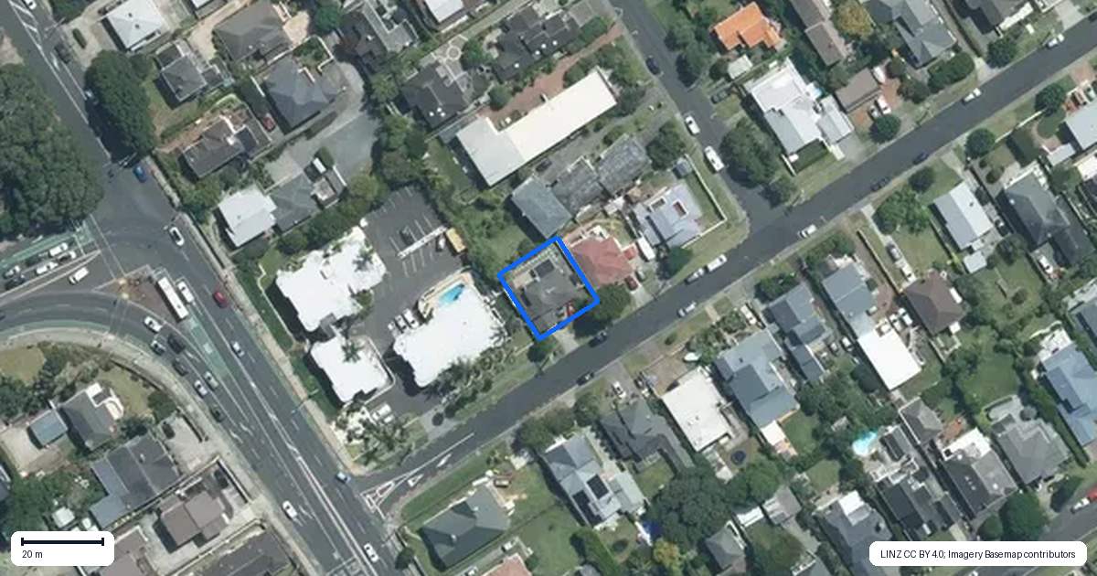 Property context map for 4C Rewiti Avenue, Takapuna, Auckland