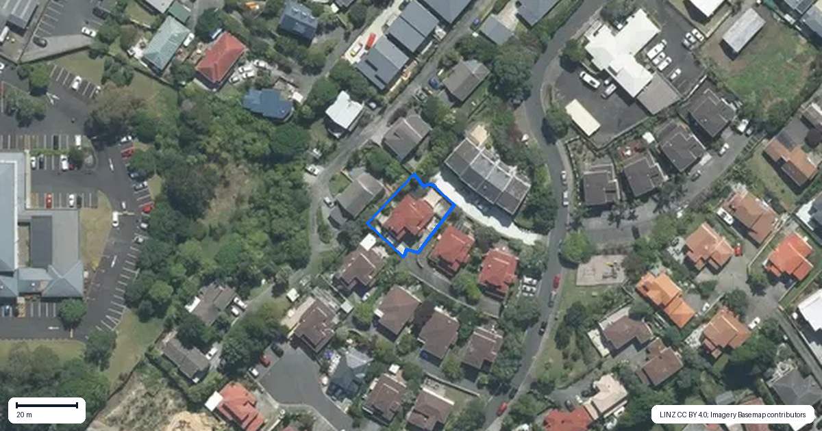Property context map for 15 Belle Verde Drive, Sunnynook, Auckland