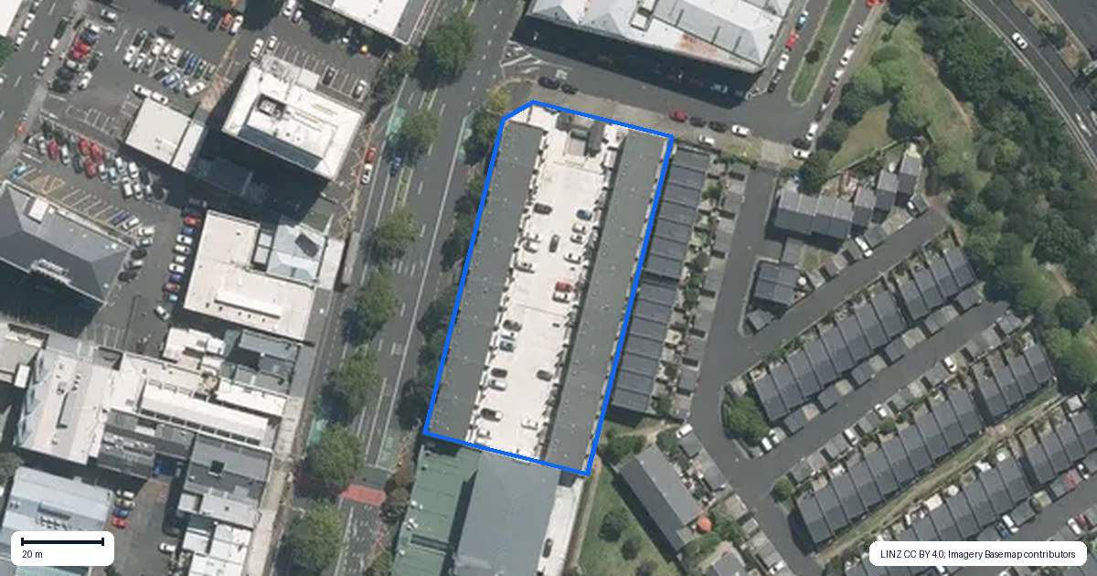 Property context map for 3/1 Glenside Crescent, Eden Terrace, Auckland