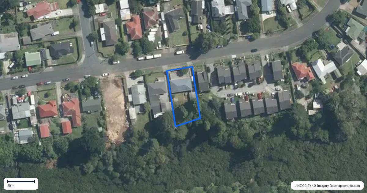 Property context map for 23 Walters Road, Mount Wellington, Auckland